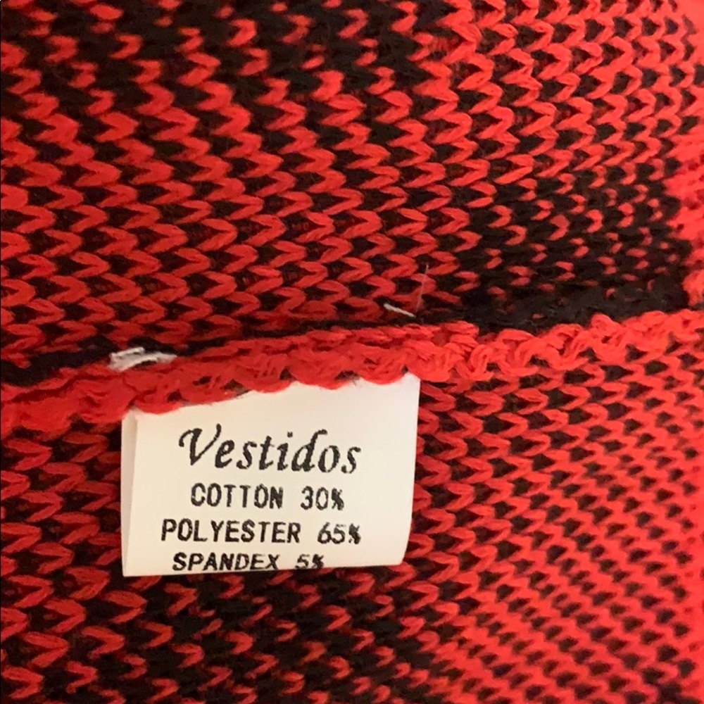 No brand red and black leopard cardigan - Picture 4 of 8